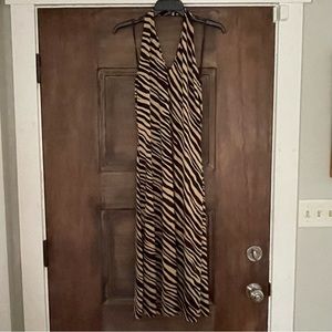 Halter Leopard Dress